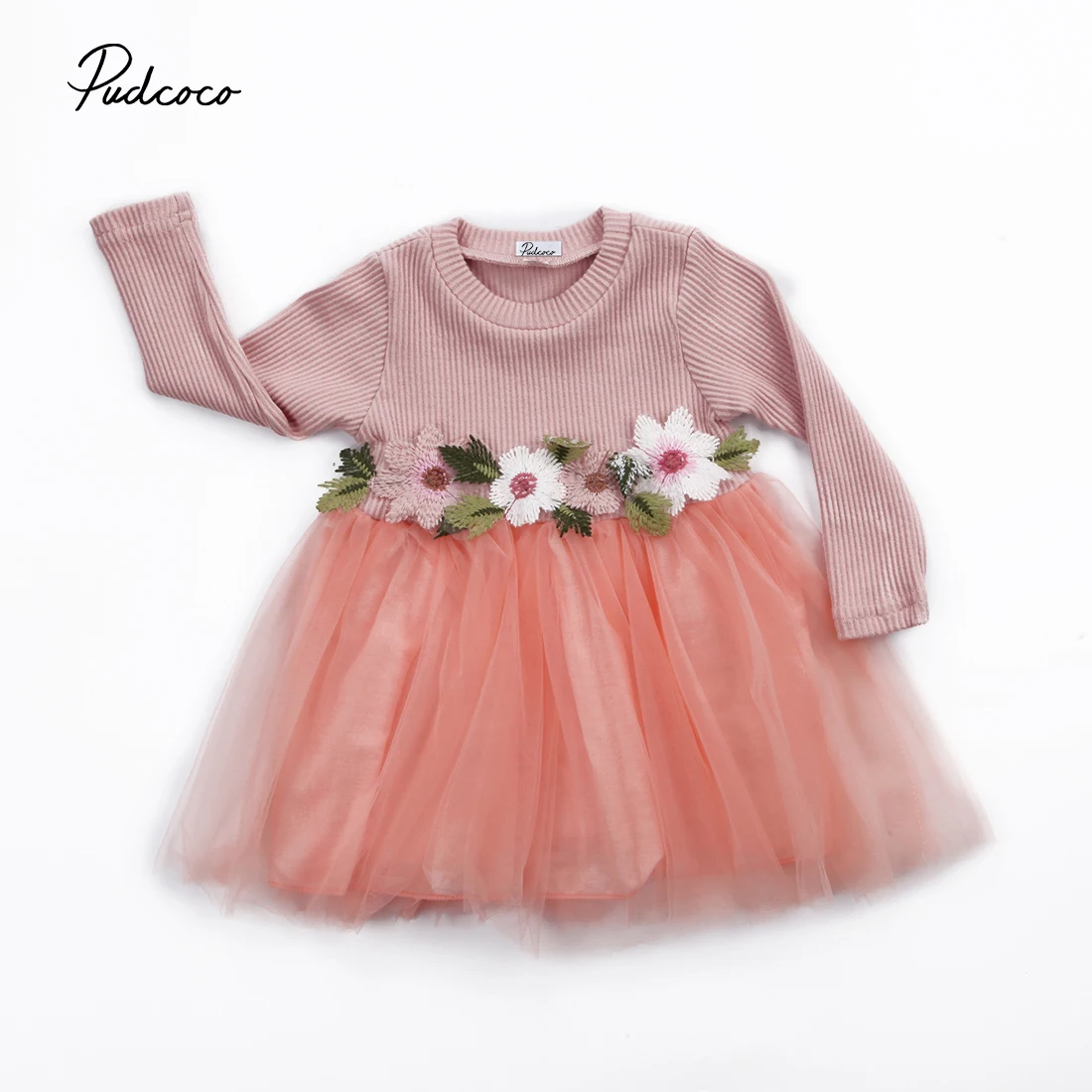 1PC Pretty Kids Baby Girls Princess Flower Dress Toddler Party Prom Tulle Lace Tutu Dresses Clothes | Детская одежда и обувь