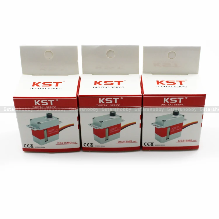 

3Pcs KST DS215MG V3.0 Digital Metal Gear Swashplate Servo For 450 RC Helicopter
