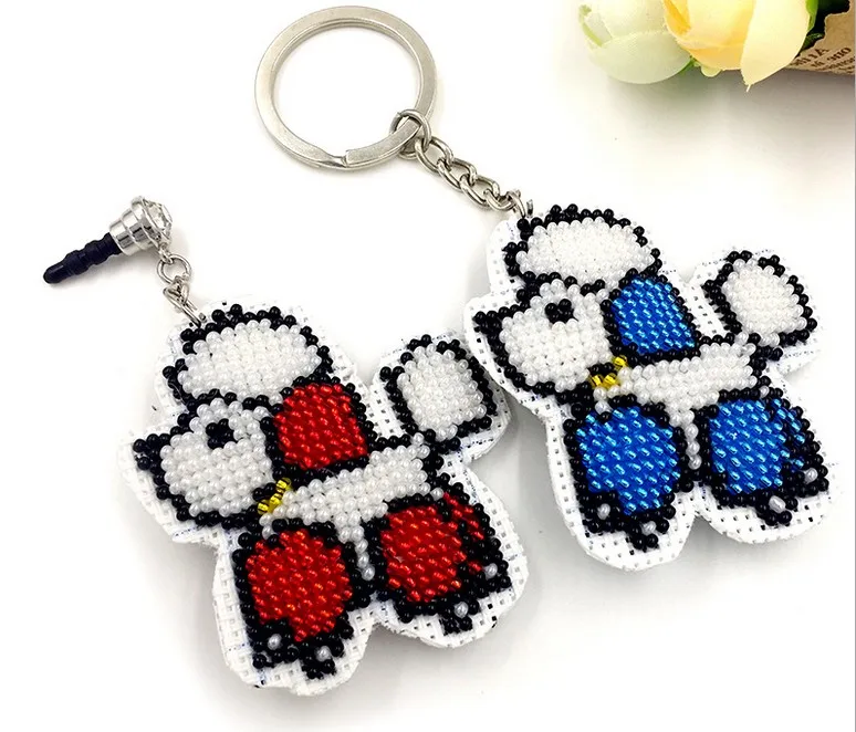 Набор для вышивки бисером из мультфильма Лошадь печатный Пластиковый холст