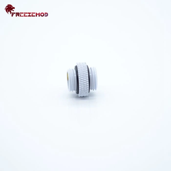 FREEZEMOD G1/4 ''Мини Двойное внешнее резьбовое соединение двойной штекер Адаптер компьютер ПК охладитель воды фитинг. HDS-DT10B