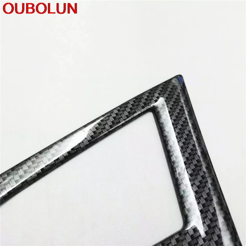 Матовая крышка OUBOLUN из АБС-пластика для Volkswagen VW Tiguan Second GE 2017 2018 внутренняя отделка