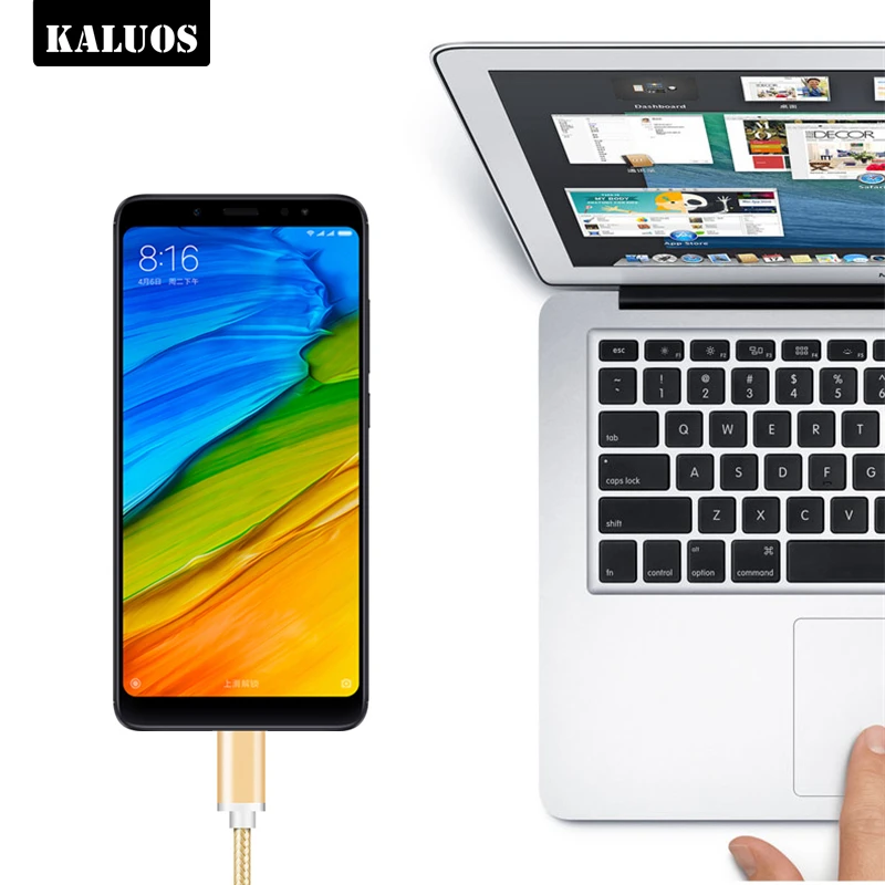 Зарядный кабель KALUOS Micro USB 2 м для Xiaomi 3 Redmi Note 5 5A 6 Pro Samsung S7 Android Phone зарядный Huawei P8