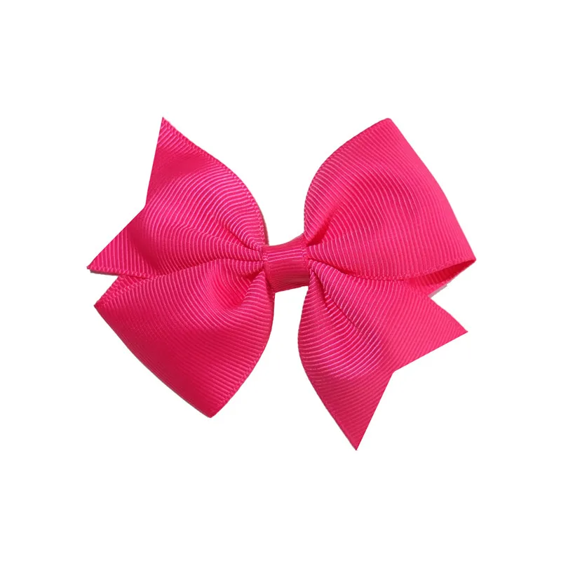 175 Shocking Pink 2 шт. 3,5 дюймов бант для волос заколки для волос для маленьких девочек заколки для волос Бутик волос заколка-бабочка «ласточкиным хвостом» лук заколки для волос аксессуары для волос - Цвет: 175 Shocking Pink