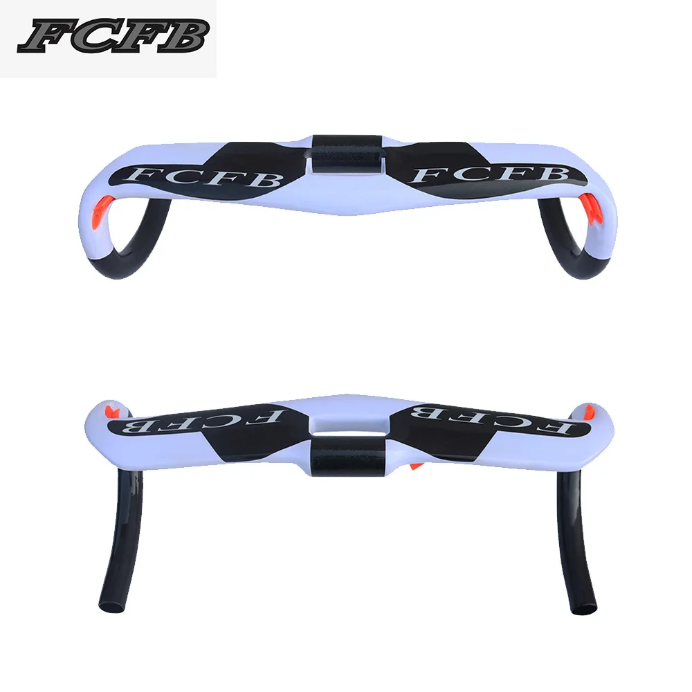 FCFB углеродный руль для шоссейного велосипеда интегрированный с углеродным рулем