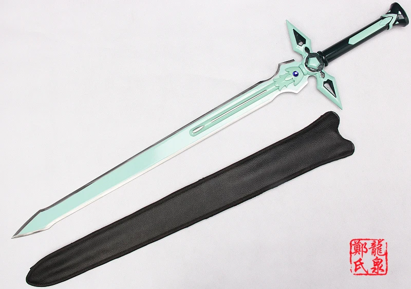 Бесплатная доставка Для SAO Sword Art Online Kito Настоящее стальное лезвие кожаная
