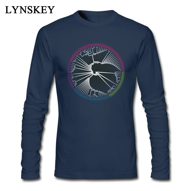 2017 новое поступление мужские длинные футболки с деревом Lifes готические модные