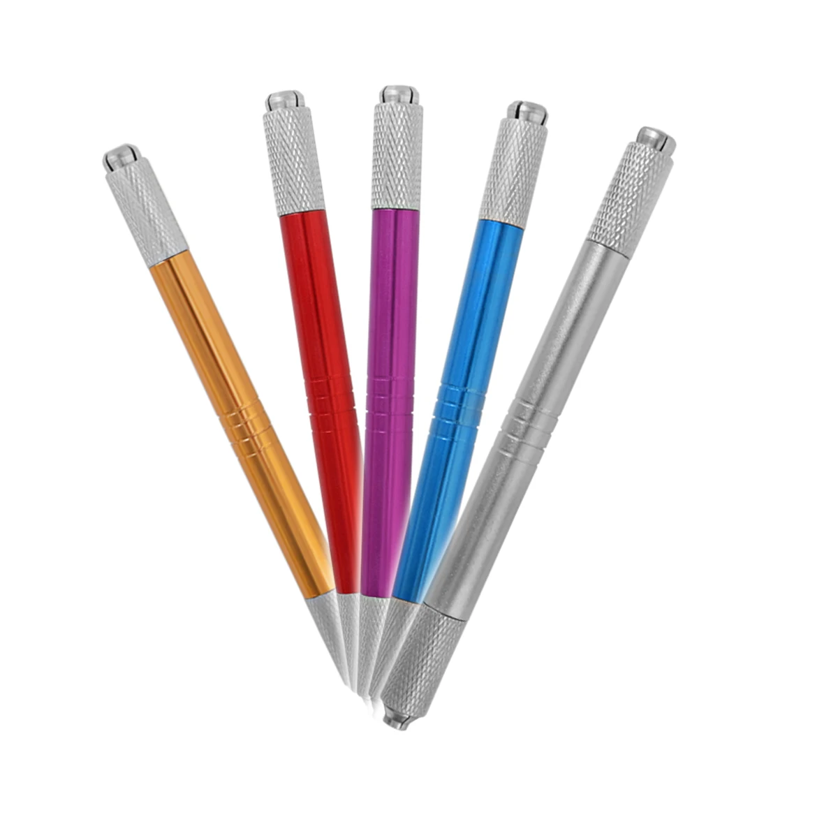 Набор ручек для перманентного макияжа 5 шт. ручная машинка с двойной головкой