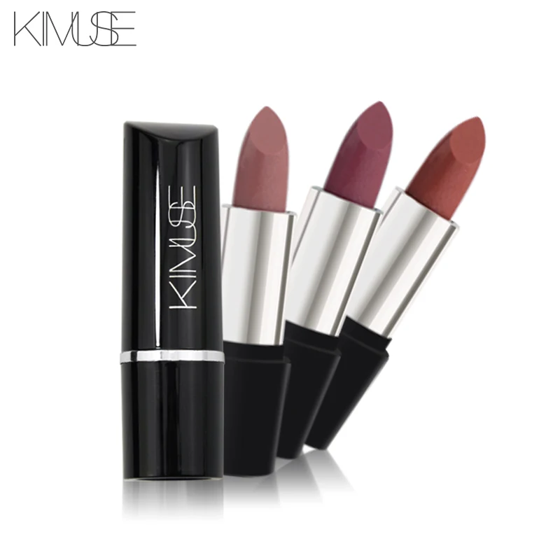 KIMUSE, брендовая губная помада для макияжа, матовая, стойкая, водостойкая, Обнаженная пигментная губная помада, матовая, Batom, косметика для губ, 10 цветов, Maquillaje