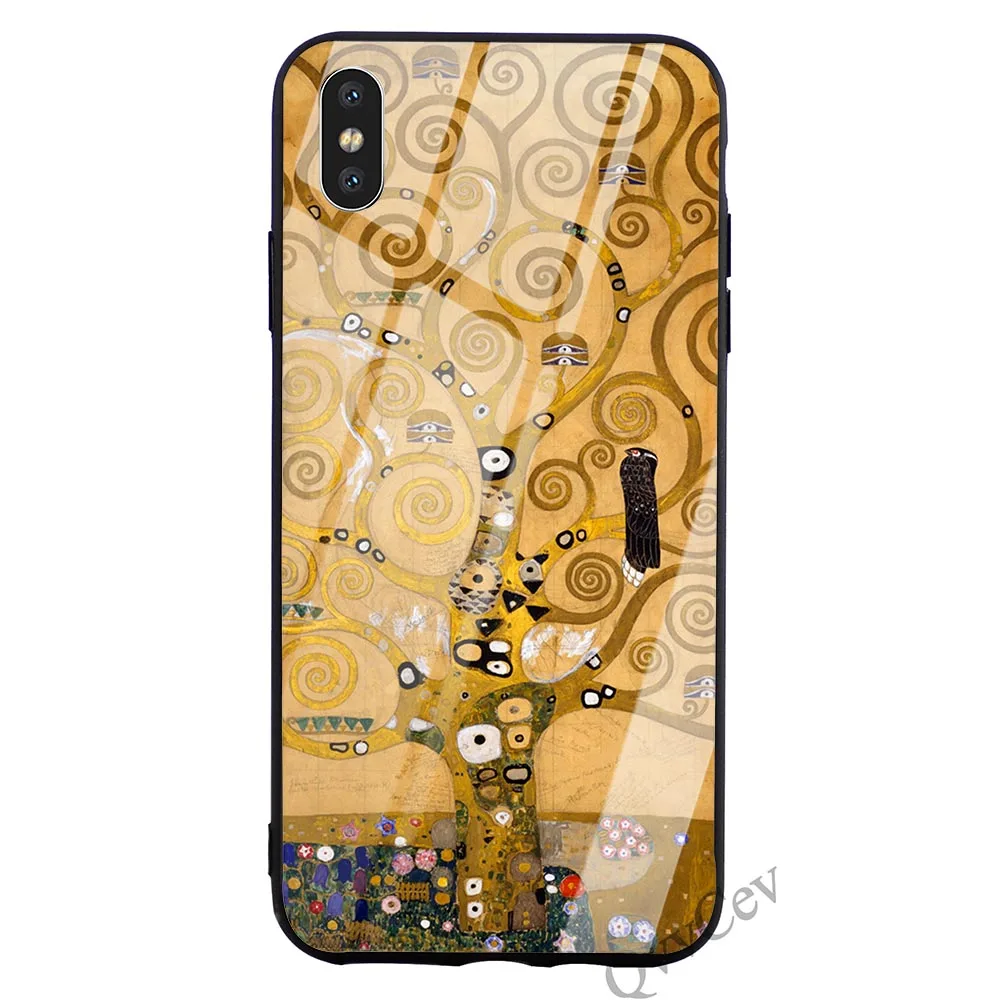 K0524705 Противоударный чехол Kiss by Gustav Klimt чехол из закаленного стекла для телефона для iPhone Xs Max 11 pro чехол X 6 6S XR 8 Plus 7 5S 5 SE - Цвет: K0524705