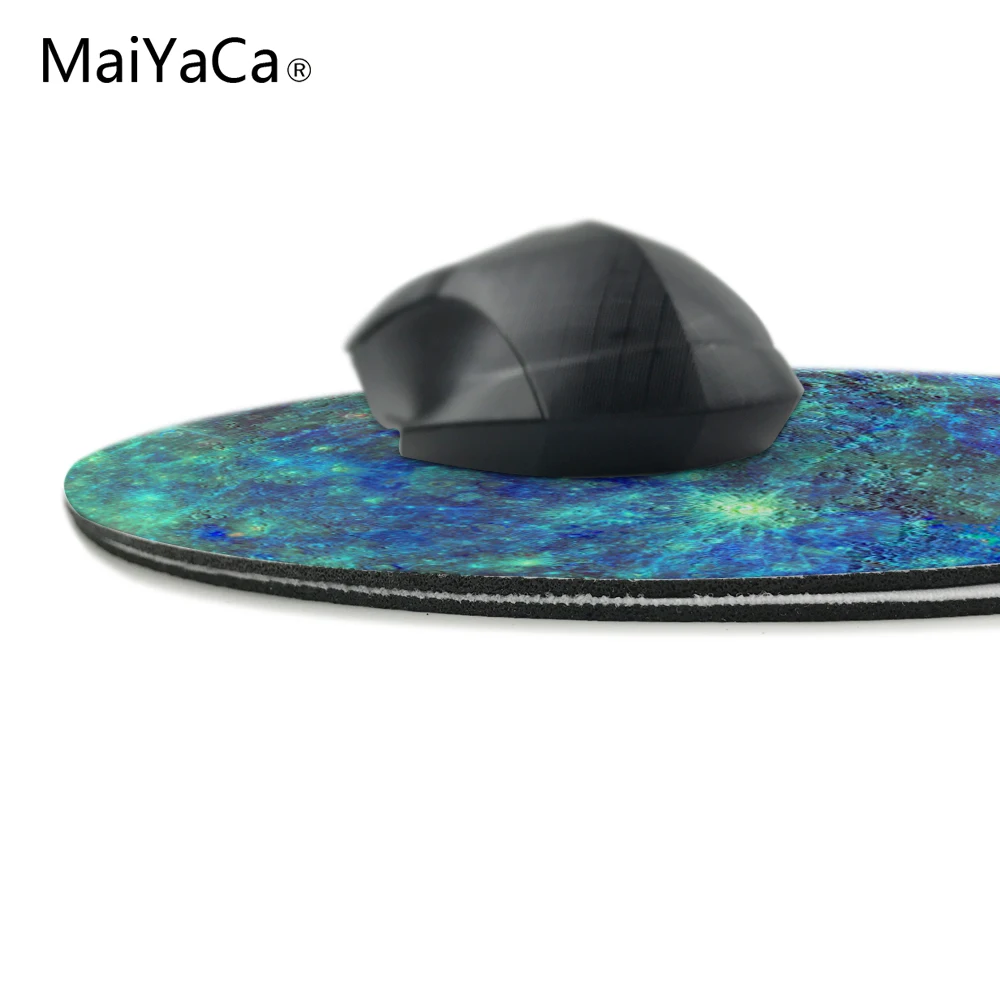 MaiYaCa новинка 2019 портативный игровой коврик для мыши в форме Луны резиновый