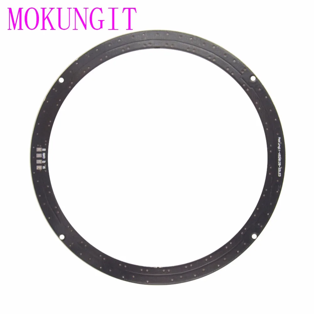 Mokungit WS2812B SK6812 кольцо 32 кольца Bit для RGB Светодиодное 5050 встроенный драйвер ленты