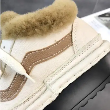 Горячая зимняя обувь для отдыха Careaymade натуральная кожа ручной работы женская с