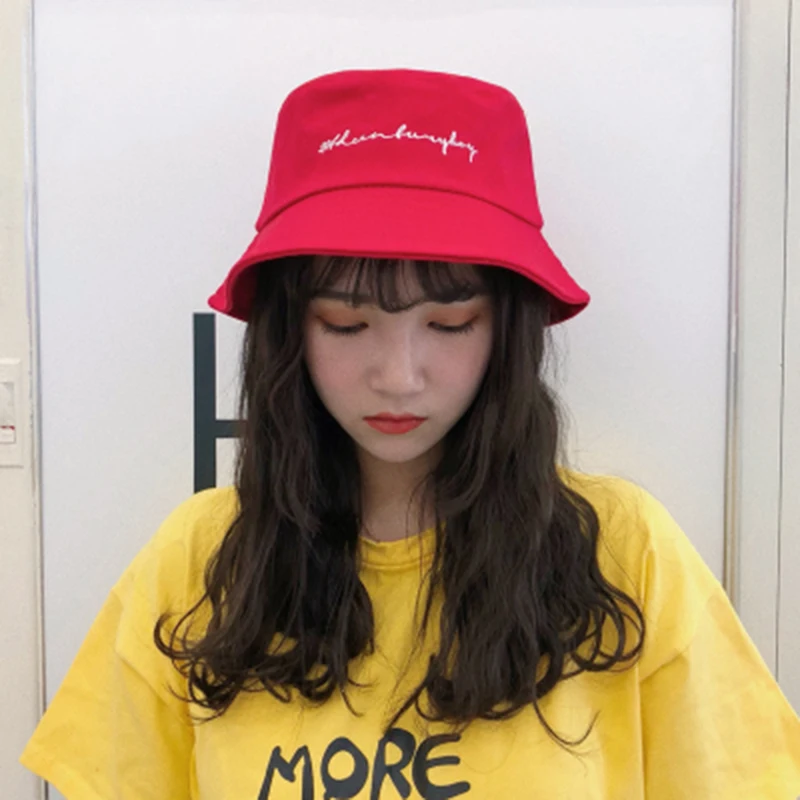 Женские шапки однотонные кавайные шляпки в японском стиле шляпа от солнца для