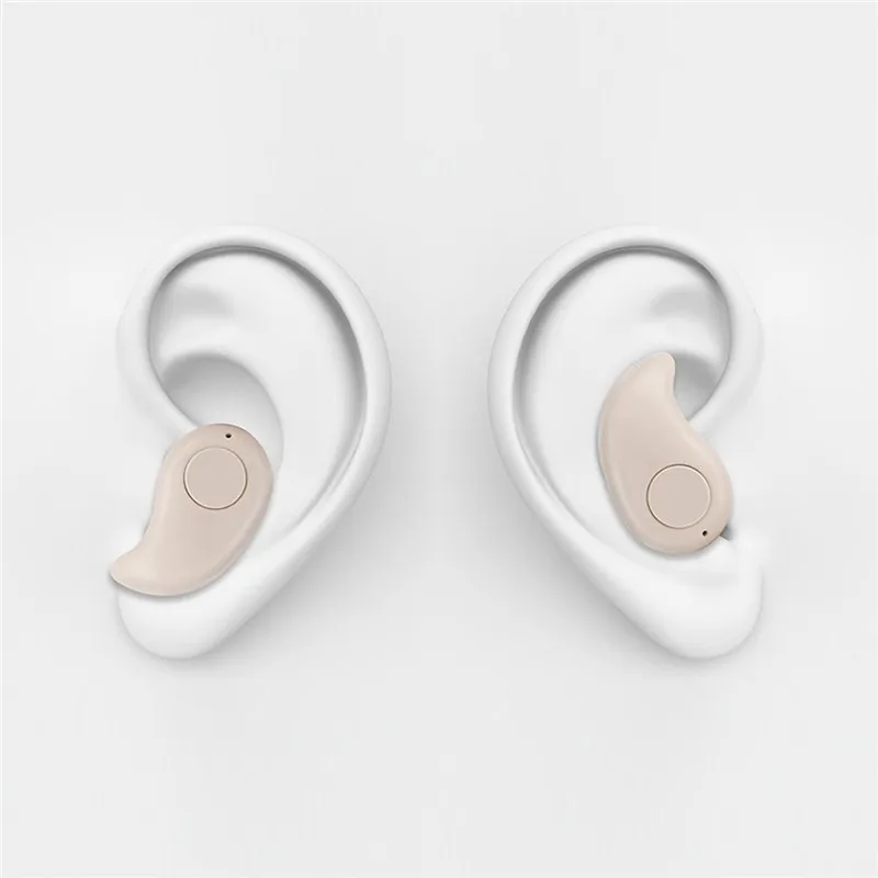 Беспроводные наушники Fuloophi S530 с Bluetooth, новинка 4,1, высокое качество, устраняет шум и эхо, маленький и легкий светильник - Цвет: White