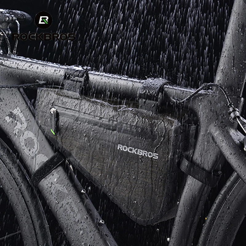 ROCKBROS велосипедная сумка непромокаемая большая емкость MTB Дорожная треугольная