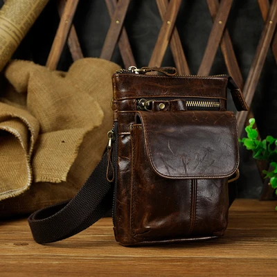 Чехол для телефона Oukitel K10000 Pro универсальный из натуральной кожи с масляным