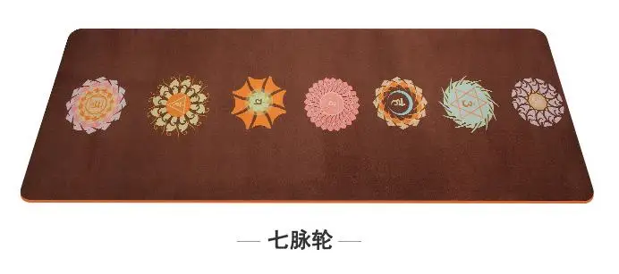 Серый 5.5mm Ultra Thin Natural TPE Slip-resistant Yoga Mats Yoga Blanket Folding Fitness Mat High Temperature Suede Travel Printing - Цвет: Серый