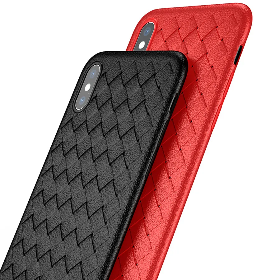 3D Weave Silicone Cover For iPhone X Case SE 5 5S 6 6S 7 8 Plus Xiaomi Redmi 4A 4X 5A 3S Note 4x 4 3 Mi A1 5X Y1 Lite Cute |