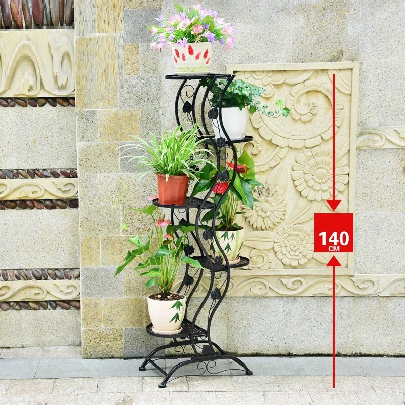 Number 5 Балкон Decoracion наружное украшение Terrasse Decorer Balcone Saksisi Varanda Balkon стенд Balcon железная Цветочная полка для растений - Цвет: Number 5