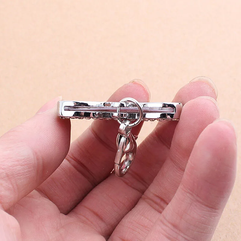 (50 шт./лот) милый дизайн в форме костей из нержавеющей стали с биркой для