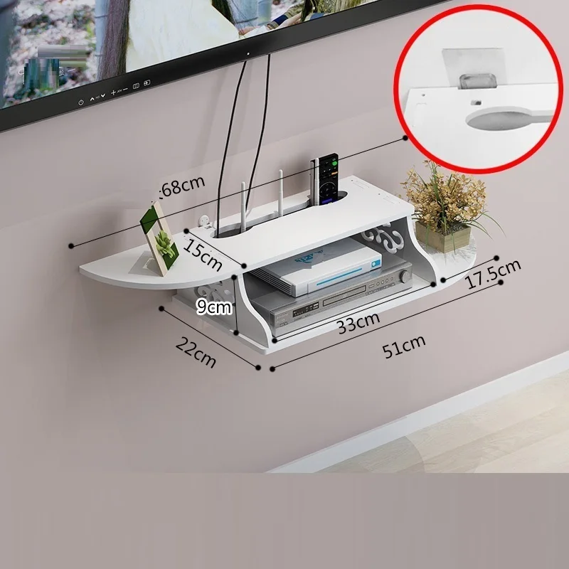 MODEL H Гостиная Европа Беспроводной Wi-Fi украшения маршрутизатор экранирование разъем крышка вешалка стеки ТВ-приставка стойка коробка шкаф для хранения - Цвет: MODEL H