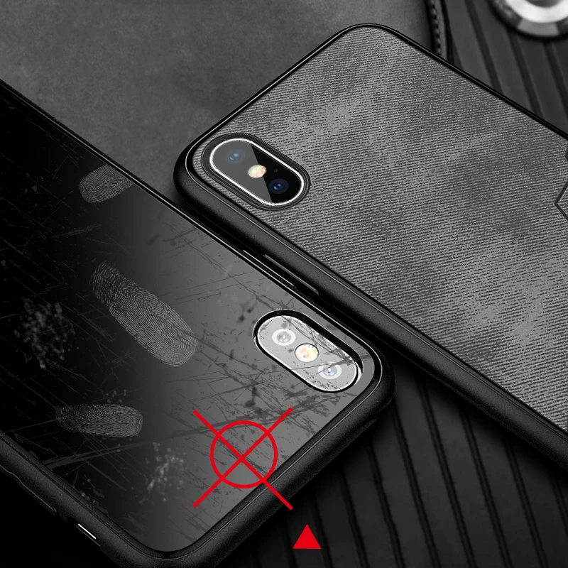 Mofi For iPhone XR Case Luxury Hard Back Cover iphone Original Fabric Shockproof Matte for xr case leather |