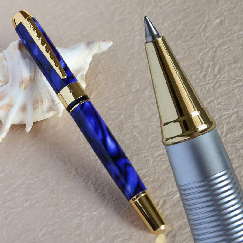 JINHAO 250 шариковая ручка Королевский синий мрамор с золотистой отделкой|marbles kids|marble