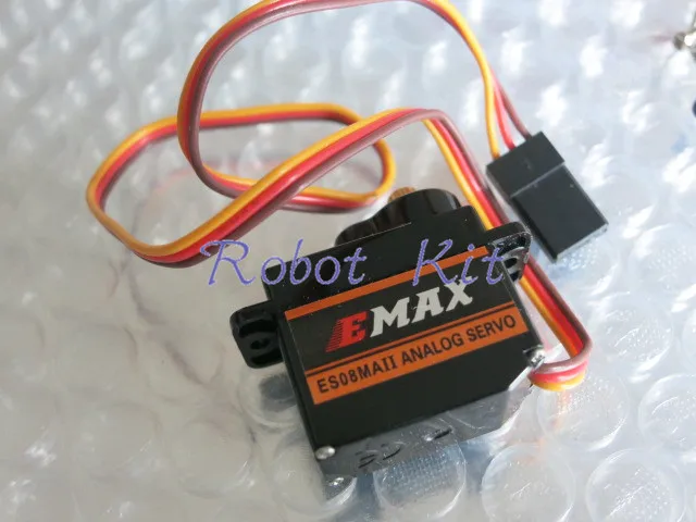 Free shipping 100% orginal 4x EMAX ES08MA II Mini Metal Gear Analog Servo 12g/ 2.0kg/ 0.12 Sec Mg90S | Игрушки и хобби