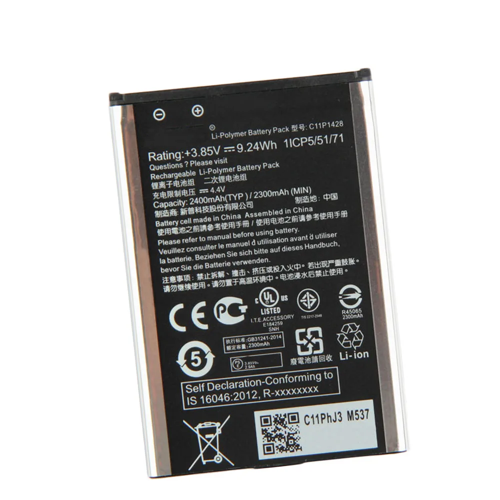 Аккумулятор C11P1428 на 2400 мА · ч для Asus Zenfone 2 Zenfone2 Laser ZE500KL ZE500KG | Мобильные телефоны и