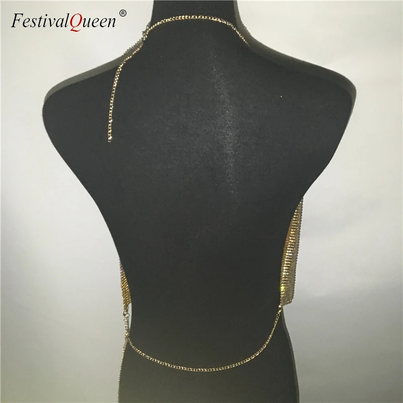 FestivalQueen, блестящие стразы, открытая спина, вечерние, короткий топ для женщин, лето, глубокий v-образный вырез, для ночного клуба, бриллианты, металлические майки