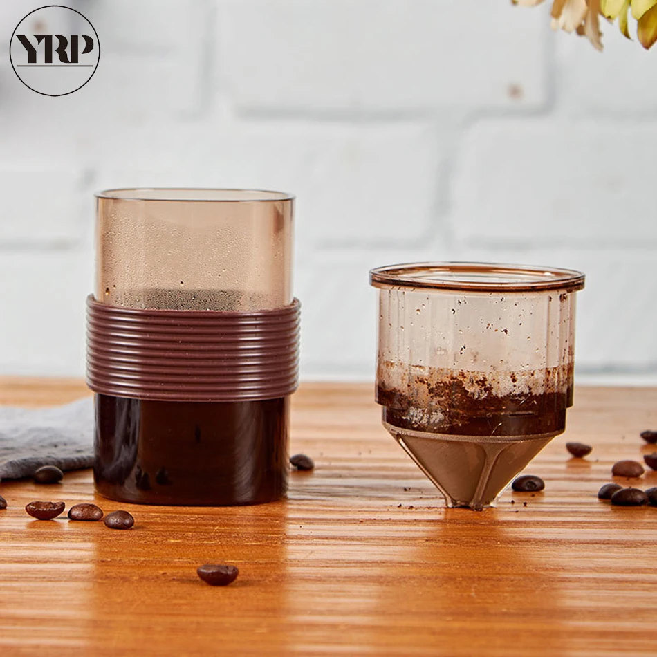 YRP портативный кофейник чайный сервиз термостойкий кофе многоразовый фильтр