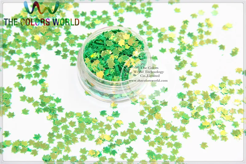 Блестки в Форме Кленового Листа 4 мм 1 упаковка = 50 г|sequins for nails|glitter sequindecorative sequins |