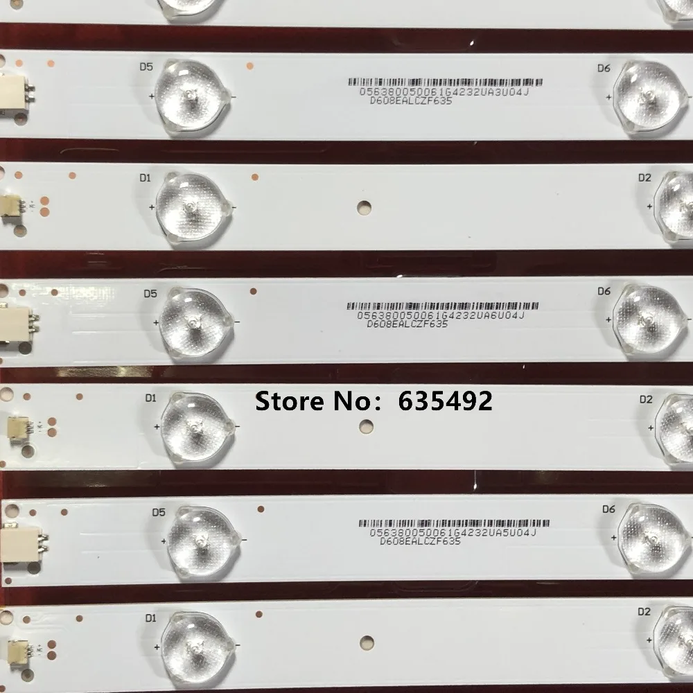 851 мм 8 светодиодный Подсветка полосы для цифрового фотоаппарата Panasonic 4" ТВ SV0420A88 LC420DUE FG A1 TX42AS500 TX42A400B V42FWSD01 09 TH-42LFE7U TX-42AS520B