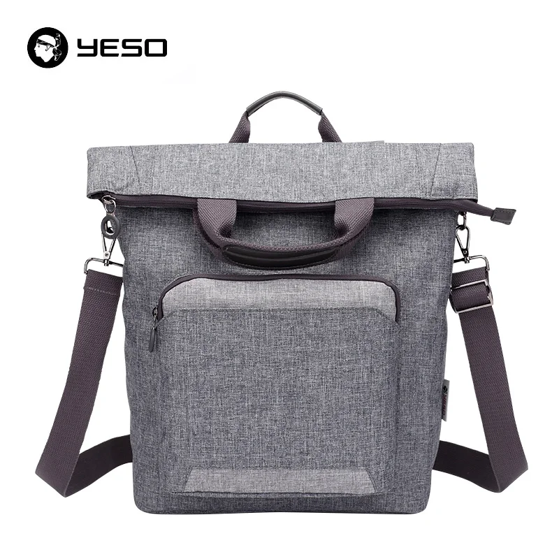 YESO New Desgin School Backpack for Teenagers Grey Polyester Casual Bags For Women Men Travel Fashion Unisex Preppy Bag | Багаж и сумки