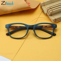 zilead wood grain reading glasses men women vintage tr90 square presbyopic optical eyeglasses unisex1 02 02 53 03 54 0