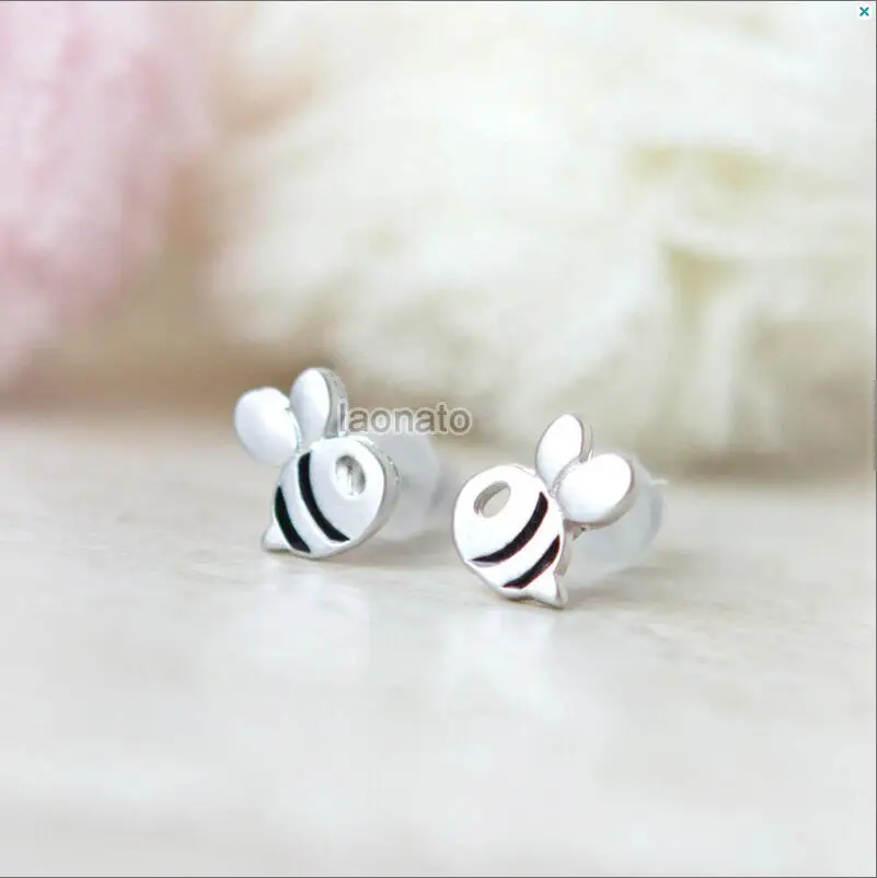 1 пара женские серьги в виде пчелы|animal stud earrings|fashion earringsstud earrings |