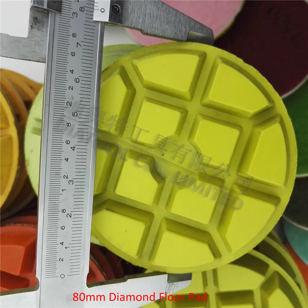 

DIATOOL 3pcs 3" Diamond floor polishing pads#3000 SA622 80mm Resin bond diamond floor sanding discs