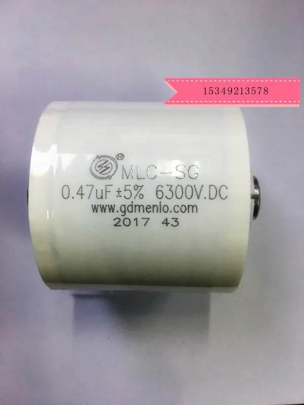 Новый MLC SG 6300V 0.47UF/6.3кв/0 47 мкФ/Высокочастотный неиндуктивный абсорбционный
