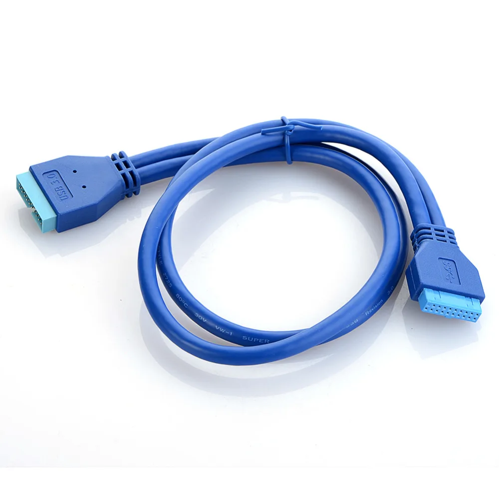Кабель-удлинитель USB 3 0 для материнской платы 20 контактов штекер-гнездо |