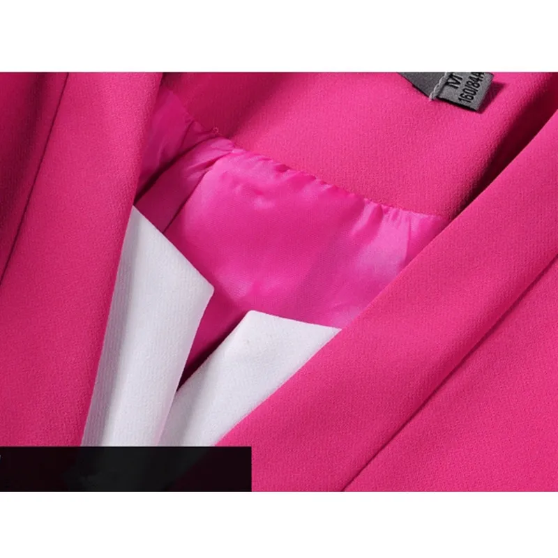 Xsjpzh Новый Демисезонный Для женщин блейзер feminino с длинным рукавом Блейзер Плюс