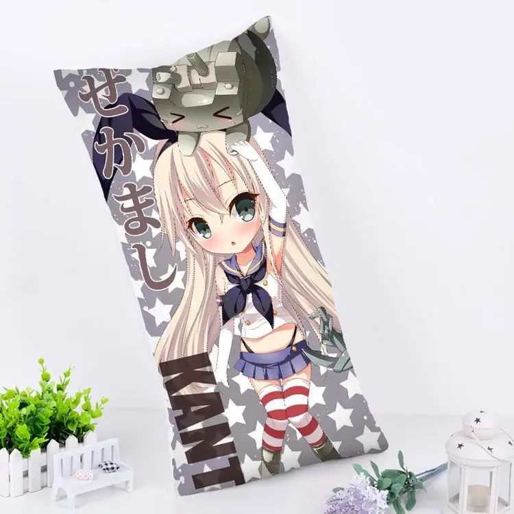 Хобби Express аниме Kantai Collection Zekamashi Прямоугольная подушка Чехол Dakimakura RPC65|rectangle pillow
