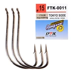 Рыболовные крючки TOKYO SODE, размер 6 #-15 #, 7 шт.-10 шт., крючок с глазами, для морского крючка, из нержавеющей стали, Белый, большой, удлиненный хвостовик
