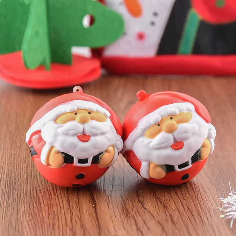Рождество Санта Клаус Снеговик Пингвин Squeeze Игрушка замедлить рост Jumbo подвеска