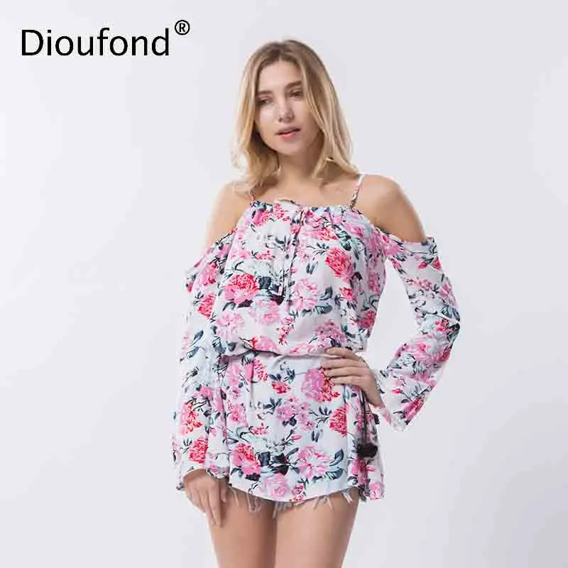 Женская длинная рубашка с открытыми плечами и цветочным принтом|female shirts|ladies