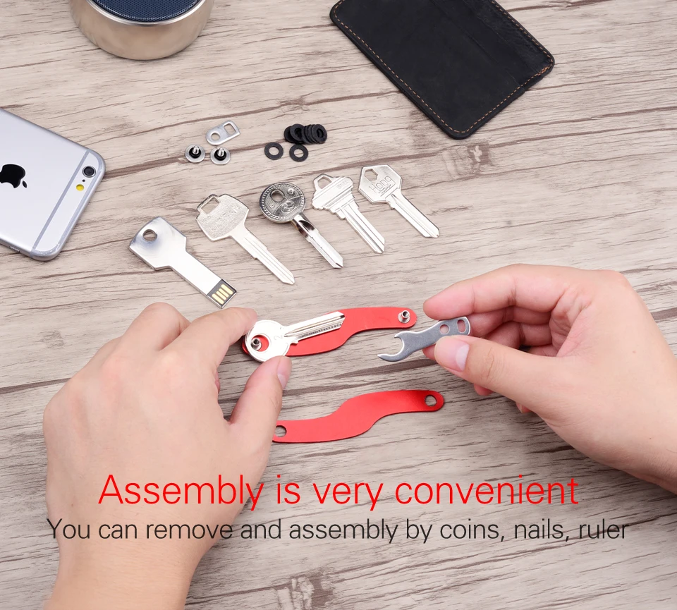 Smart Key Holder Organizer Key Wallet