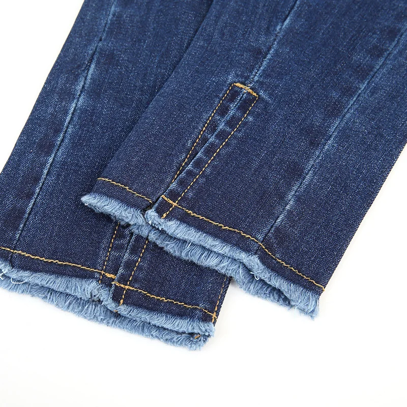 LEIJIJEANS Осенние повседневные стильные обтягивающие Женские джинсы-карандаш плюс