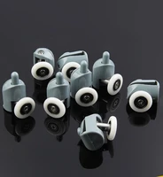 8pcsset roller wheels bathroom roller wheel runner shower room accessories bearing roller wheel with block set