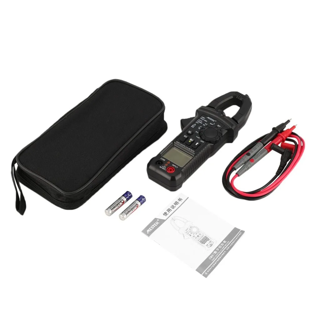 Цифровой мультиметр-зажим Вольтметр Амперметр AC DC диод сопротивление Ом Вольт