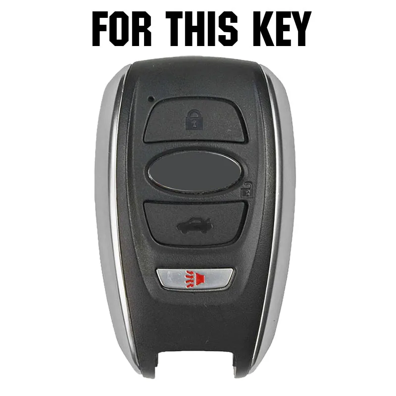 AX 4 Button For Subaru BRZ Forester Impreza STi WRX XV Crosstrek Legacy Outback 2015 2018 Silicone Remote Key Case Shell Cover|Футляр для