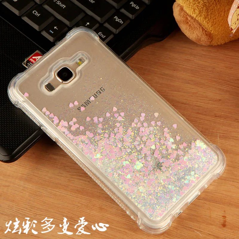 Quicksand 5," для samsung Galaxy J 7 J7 Neo J701 sm-j701m J7 Nxt Duos J701F J7 Core J701FZ чехол для телефона Блестящий Мягкий ТПУ чехол - Цвет: Changing heart 1